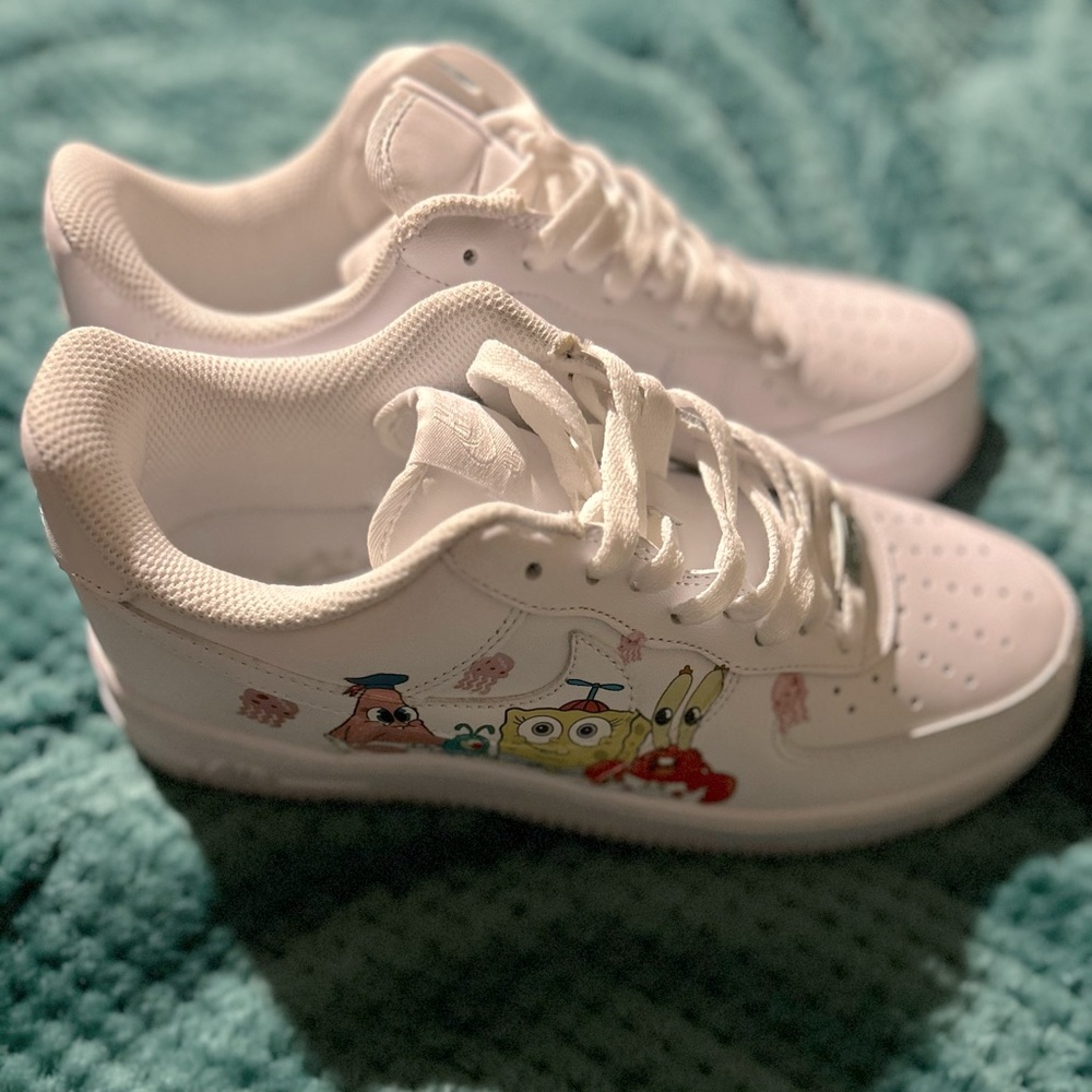 DripCreationz SpongeBob AF1s